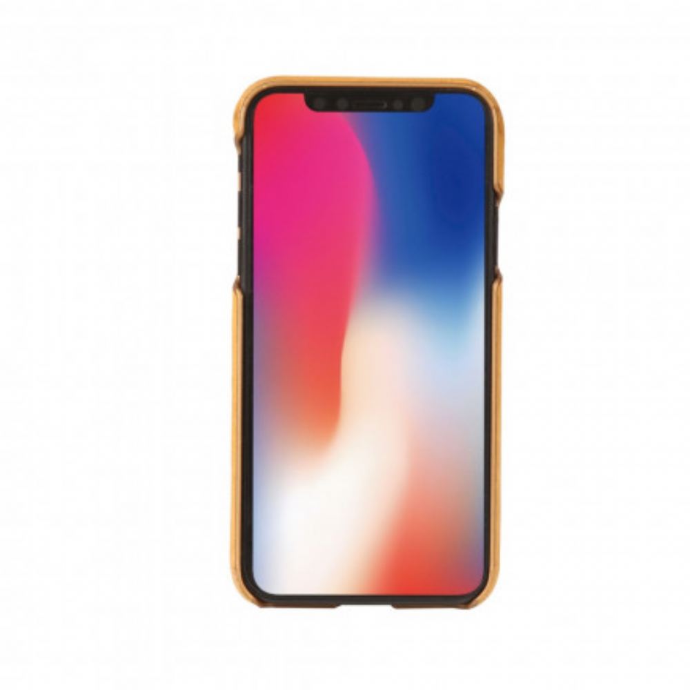 Kryt Na iPhone XR Pravá Kůže Pierre Cardin Litchi