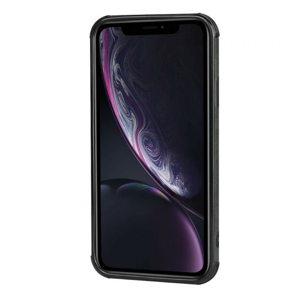 Kryty Na Mobil Na iPhone XR Dvojbarevný Držák Karet