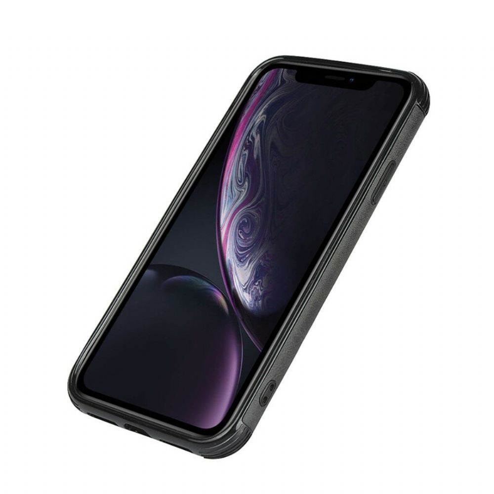 Kryty Na Mobil Na iPhone XR Dvojbarevný Držák Karet