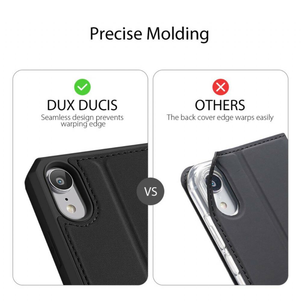 Kryty Na Mobil Na iPhone XR Flipové Pouzdro Skin X Series Dux Ducis