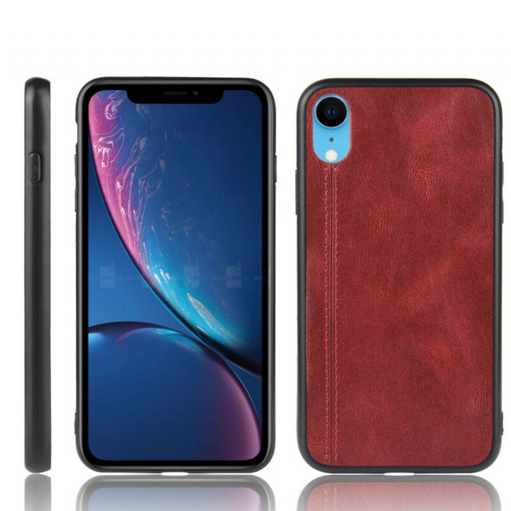 Kryty Na Mobil Na iPhone XR Stylové Kožené Šití