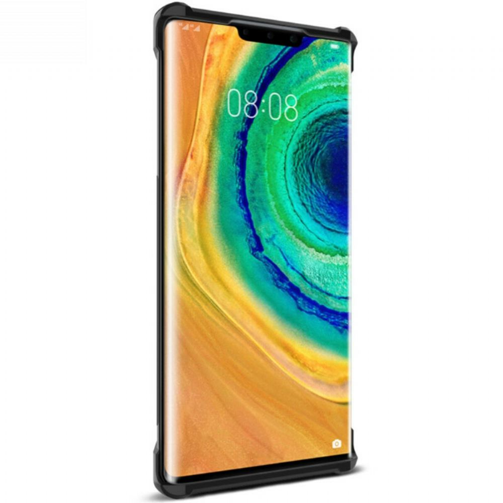 Kryt Na Huawei Mate 30 Pro Kartáčované Uhlíkové Vlákno Řady Imak Vega