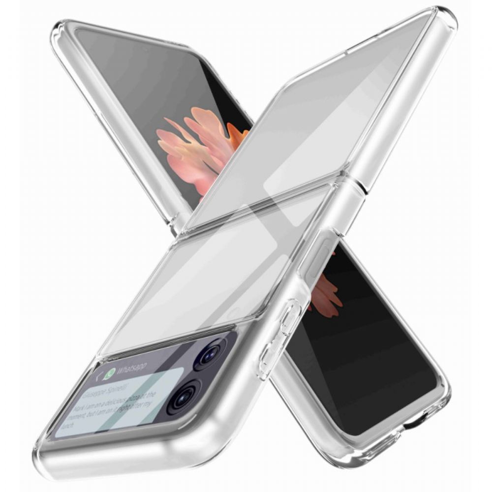 Kryt Na Samsung Galaxy Z Flip 4 Flipové Pouzdro Transparentní Proti Žloutnutí