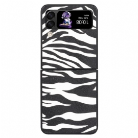 Kryt Na Samsung Galaxy Z Flip 4 Flipové Pouzdro Zebra