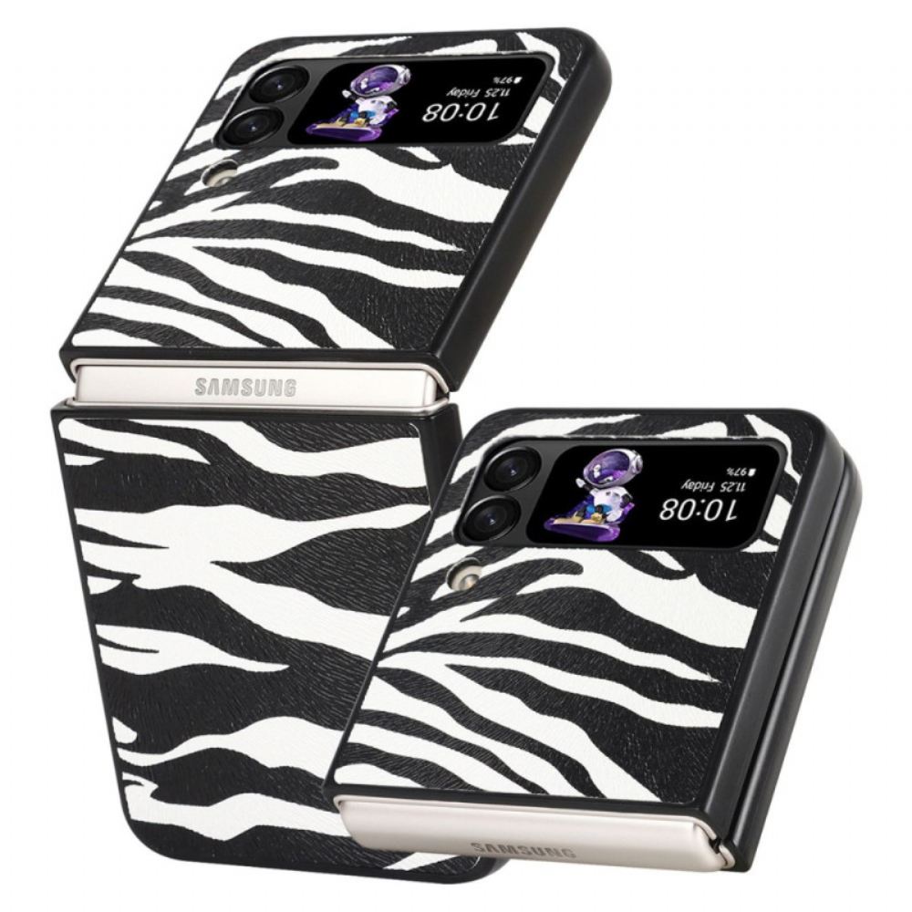 Kryt Na Samsung Galaxy Z Flip 4 Flipové Pouzdro Zebra