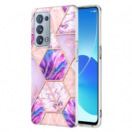 Kryt Na Oppo Reno 6 Pro 5G Geometrický Vzor Mramoru