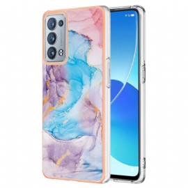 Kryt Na Oppo Reno 6 Pro 5G Vzor Růžového Mramoru