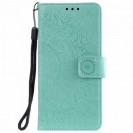 Flipové Pouzdro Na Xiaomi Redmi Note 10 5G Sluneční Mandala