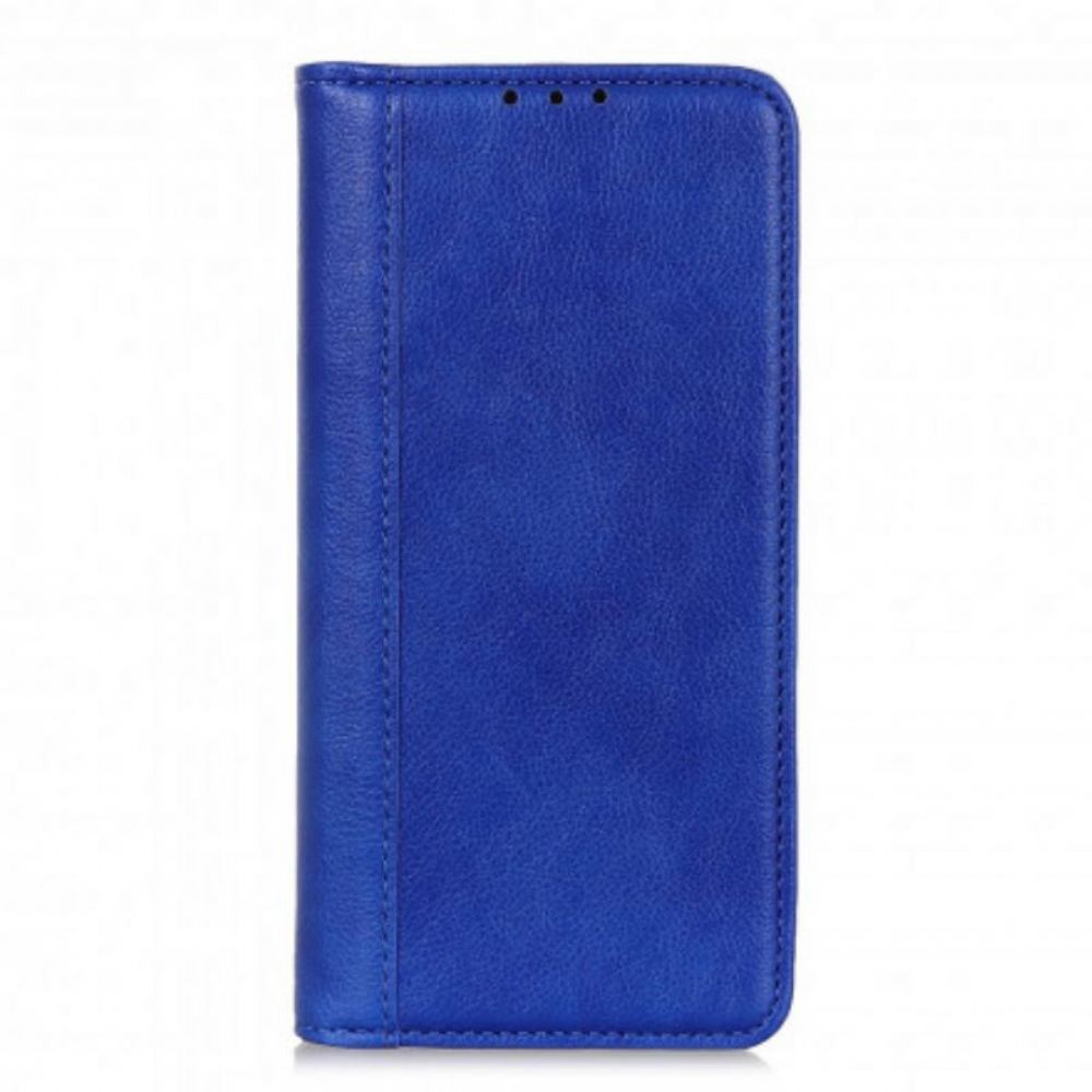 Kryty Na Mobil Na Xiaomi Redmi Note 10 5G Flipové Pouzdro Verze Litchi Split Leather