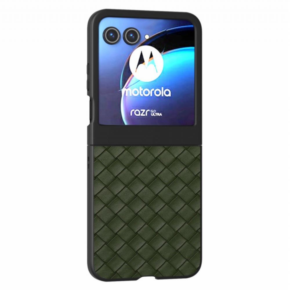 Kryt Motorola Razr 50 Tkaná Textura