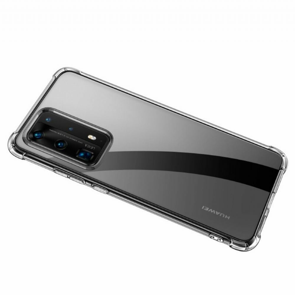 Kryt Na Huawei P40 Pro Průhledné Ochranné Polštáře Leeu