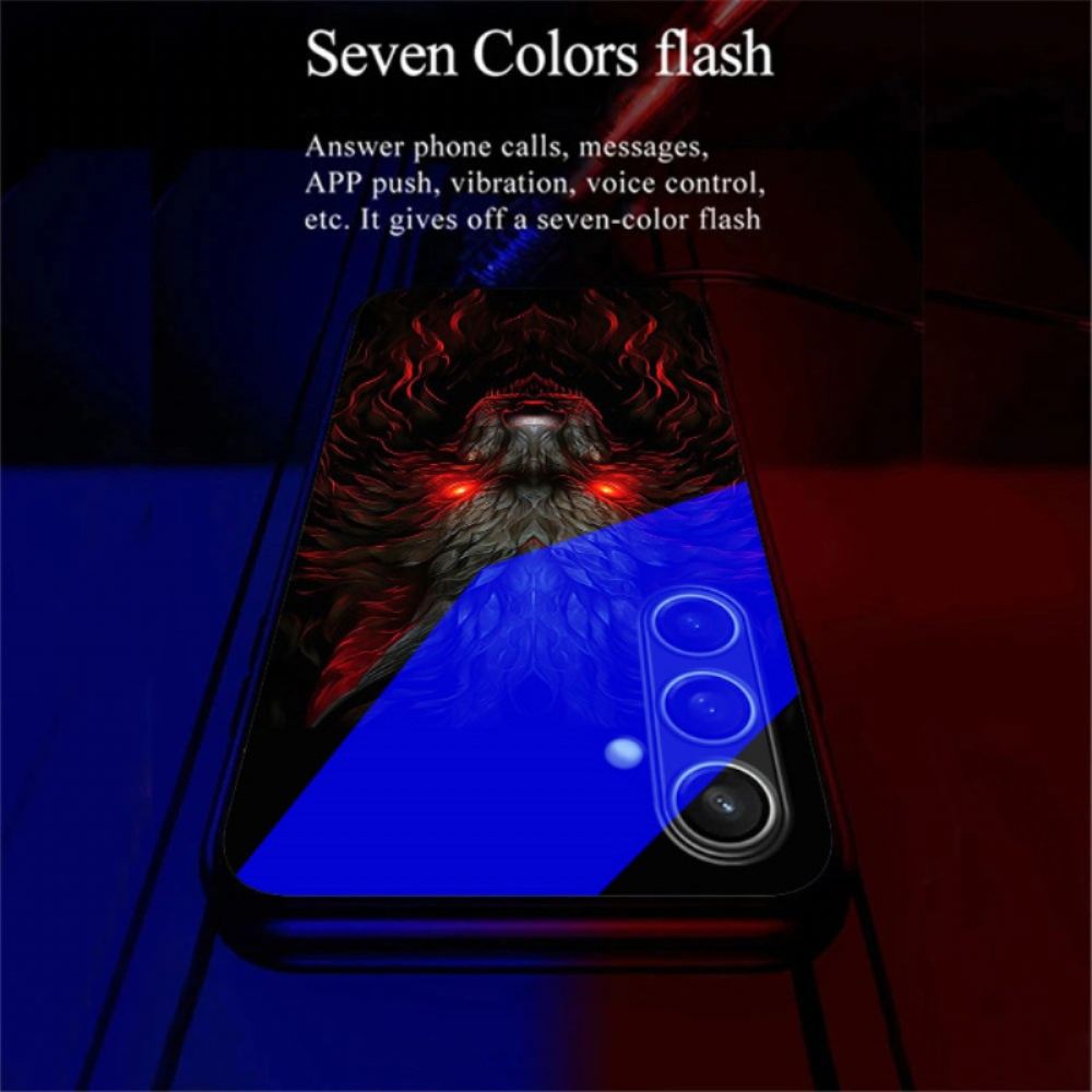 Kryt Na Samsung Galaxy A16 5g Zavolejte Flash Series Red-eyed Wolf