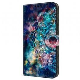 Peněženková Pouzdra Samsung Galaxy A16 5g Kryty Na Mobil Gyroskopický Květinový Vzor