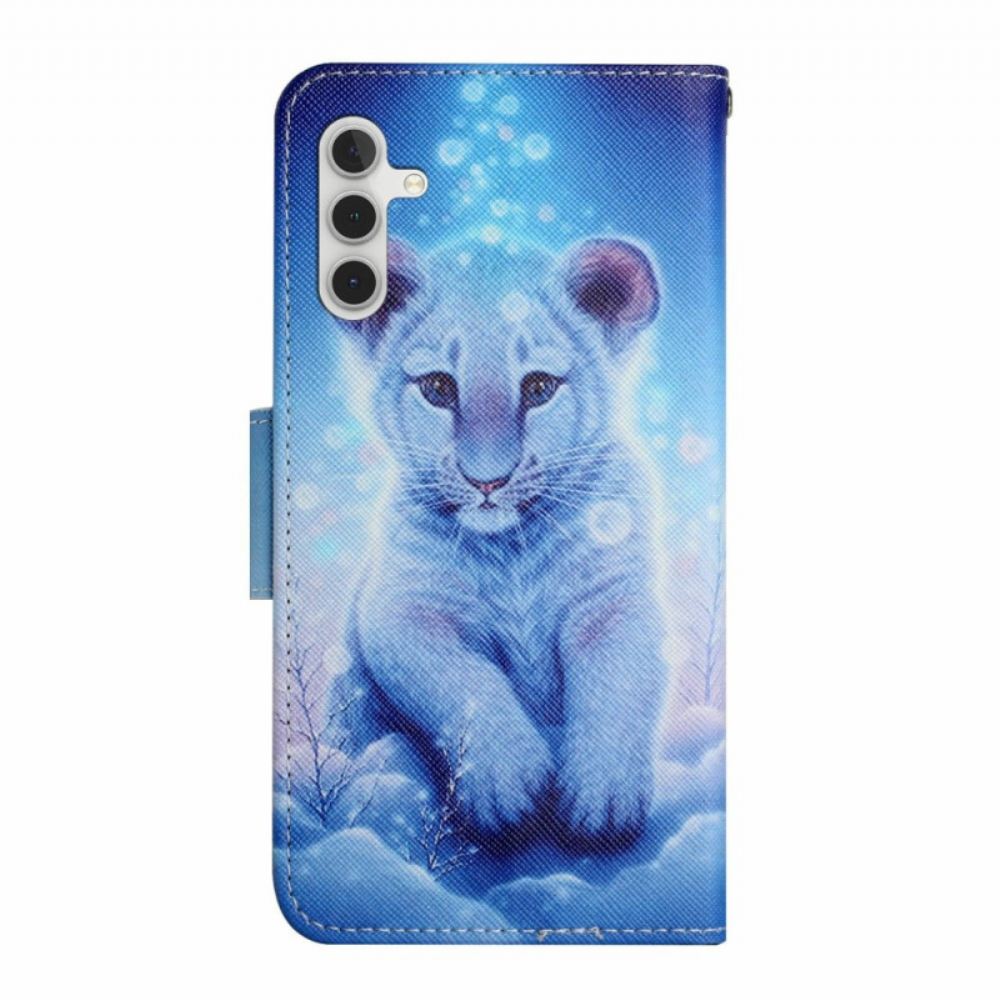 Peněženková Pouzdra Samsung Galaxy A16 5g Kryty Na Mobil Leopardí Vzor