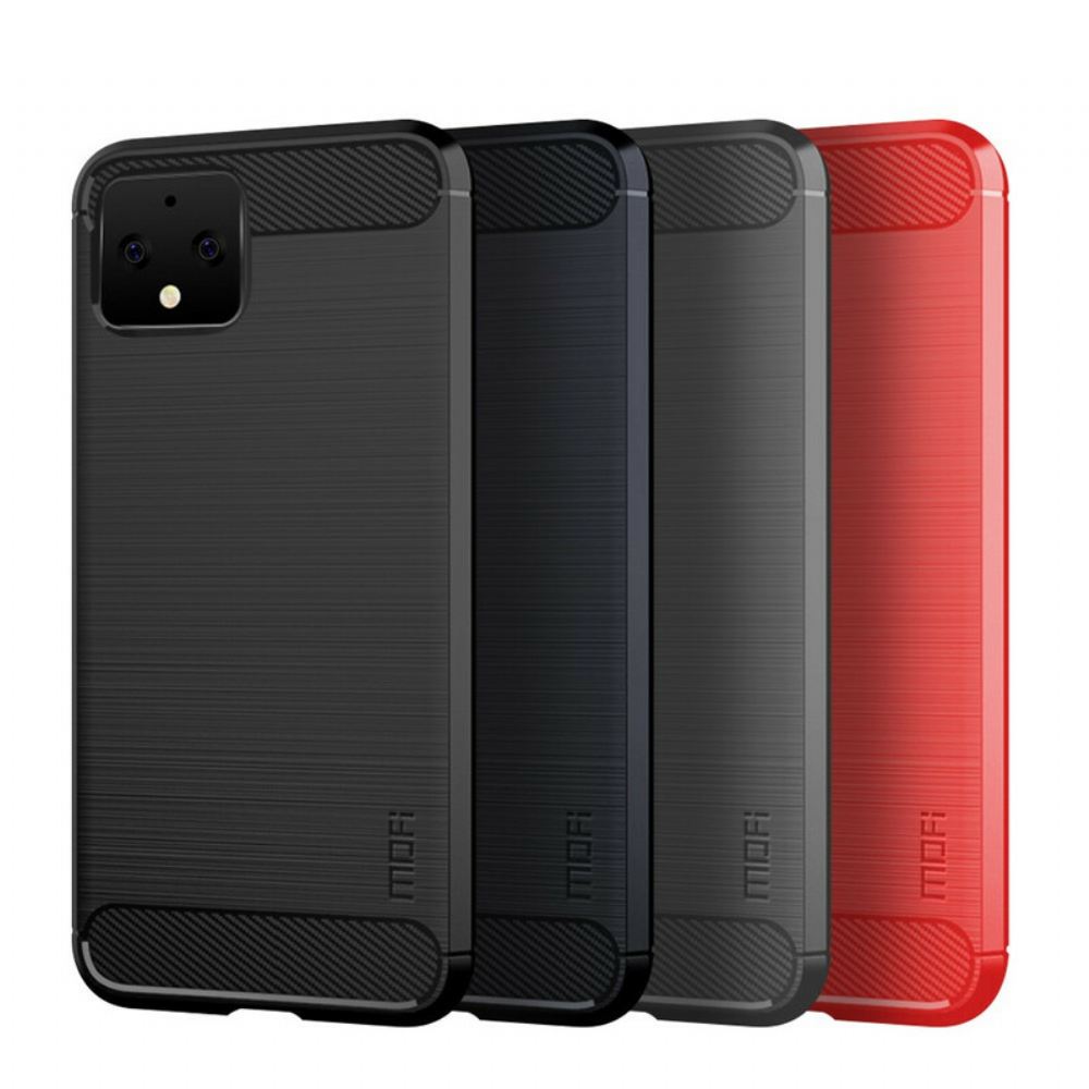 Kryt Na Google Pixel 4 Mofi Kartáčované Uhlíkové Vlákno