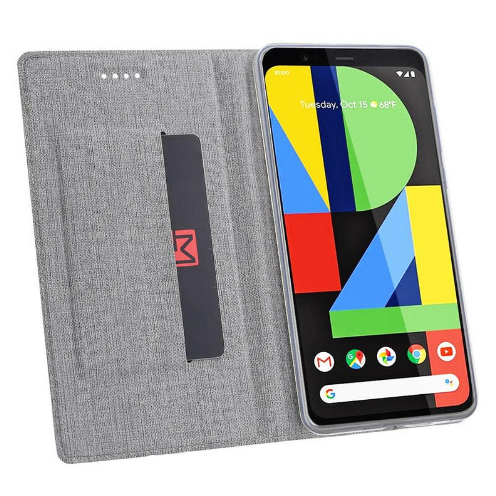 Kryty Na Mobil Na Google Pixel 4 Flipové Pouzdro S Texturou