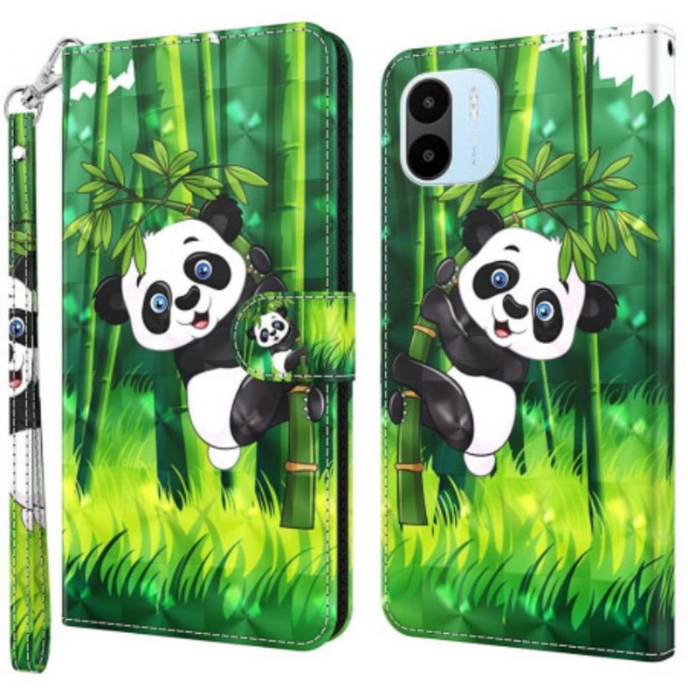 Flipové Pouzdro Na Xiaomi Redmi A1 Panda A Bambus