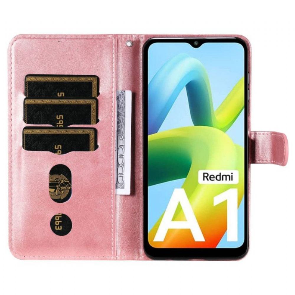 Kožené Pouzdro Na Xiaomi Redmi A1 Peněženka