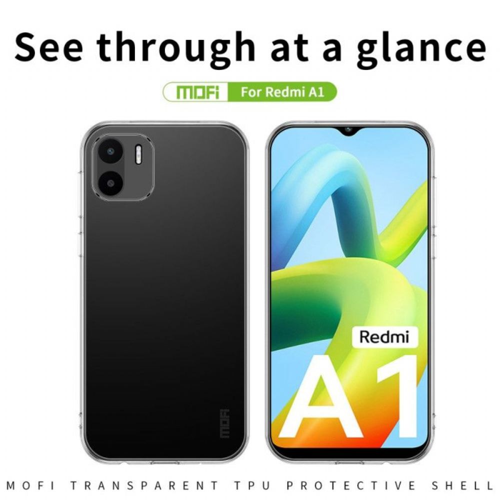 Kryt Na Xiaomi Redmi A1 Transparentní Mofi