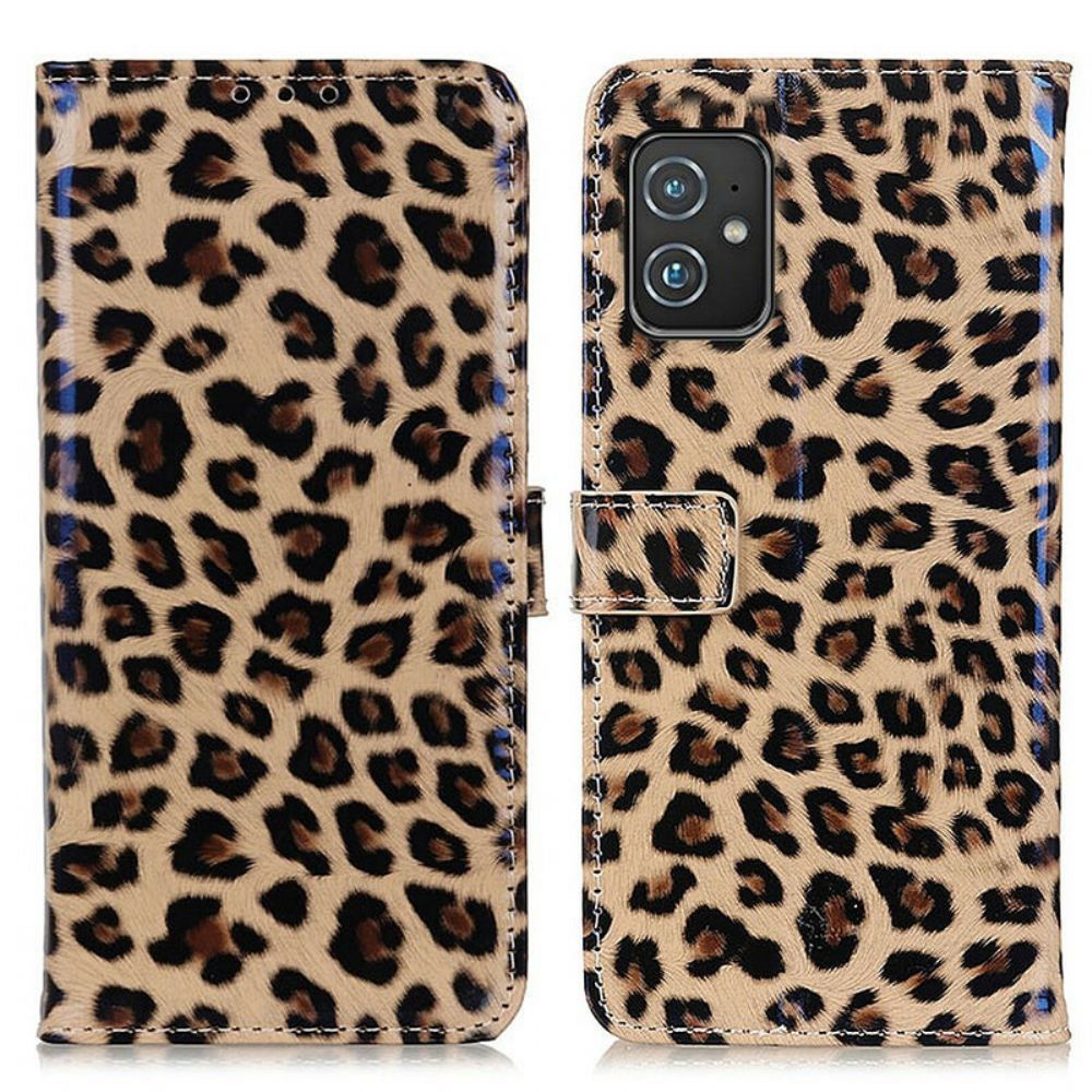 Flipové Pouzdro Na Asus Zenfone 8 Jediný Leopard