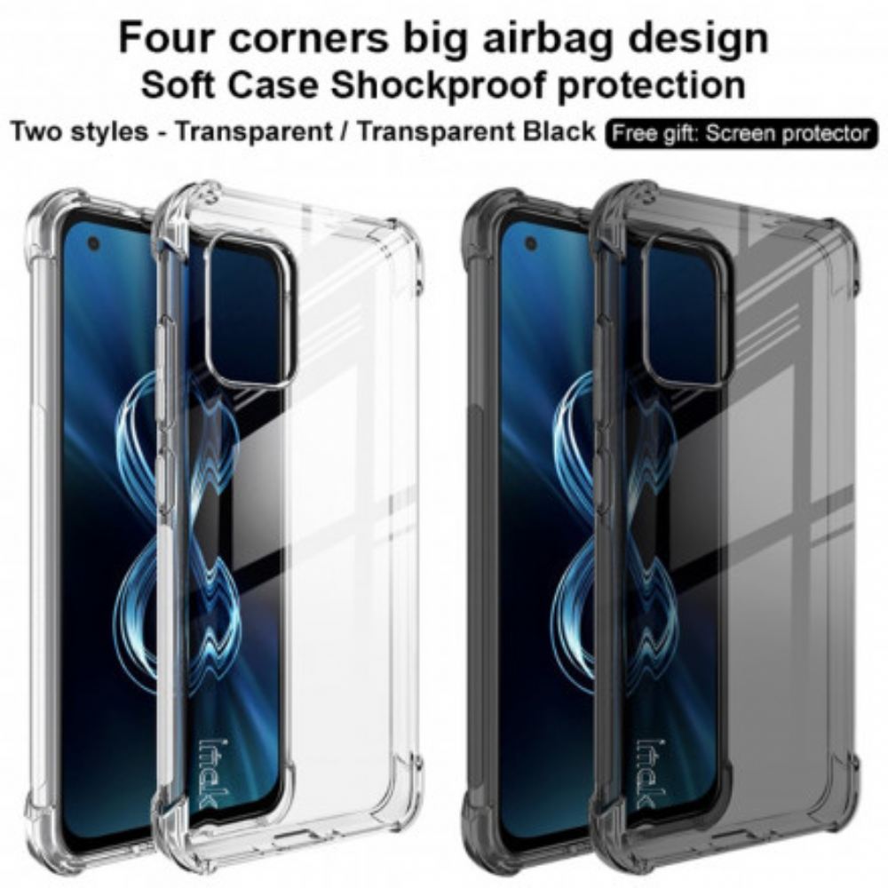 Kryt Na Asus Zenfone 8 Transparentní Silky Imak