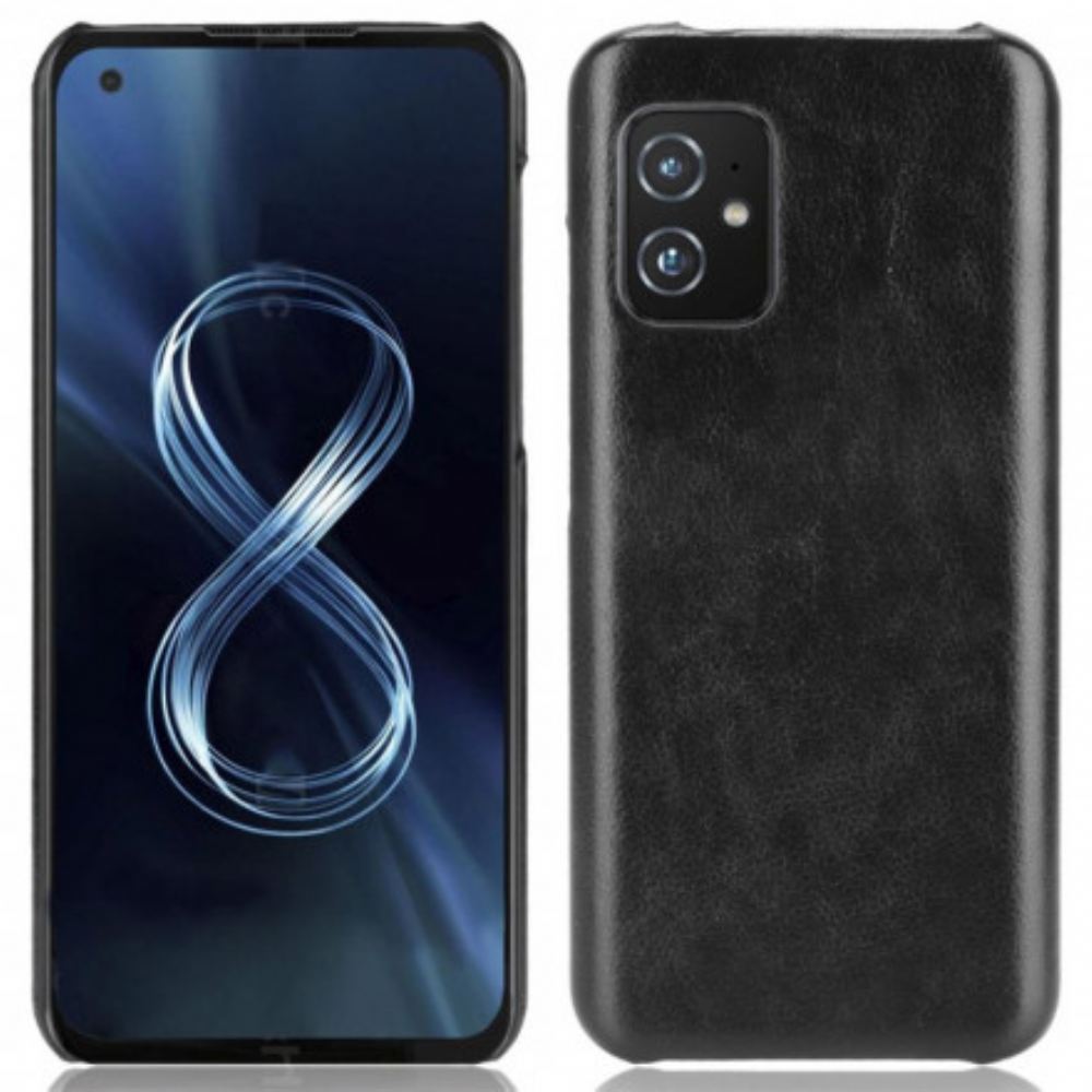 Kryty Na Mobil Na Asus Zenfone 8 Kožený Efekt Litchi