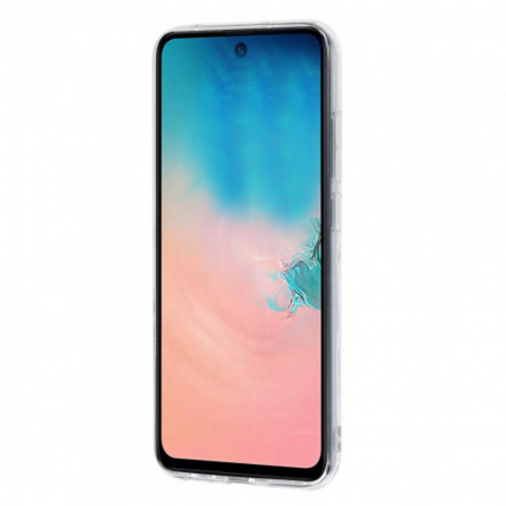 Kryt Na Samsung Galaxy A71 5G Variace Geometrie Mramoru