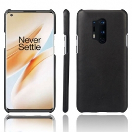 Kryt Na OnePlus 8 Pro Kožený Efekt Ksq