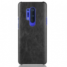 Kryt Na OnePlus 8 Pro Kožený Efekt Litchi Performance