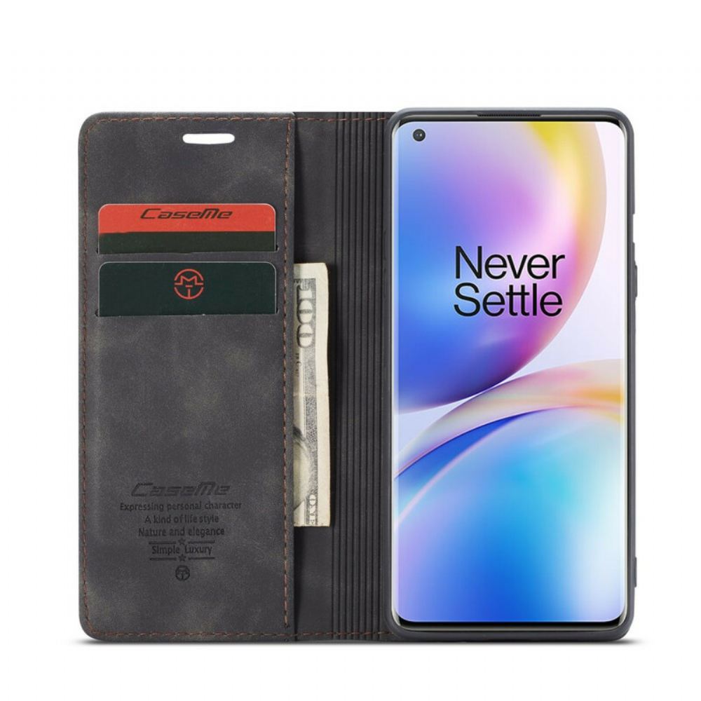 Kryty Na Mobil Na OnePlus 8 Pro Flipové Pouzdro Caseme Umělá Kůže