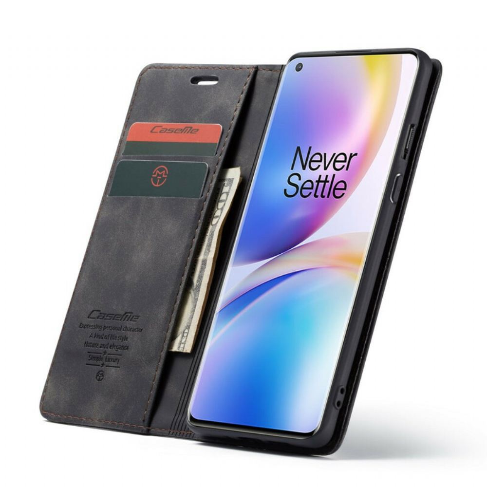 Kryty Na Mobil Na OnePlus 8 Pro Flipové Pouzdro Caseme Umělá Kůže