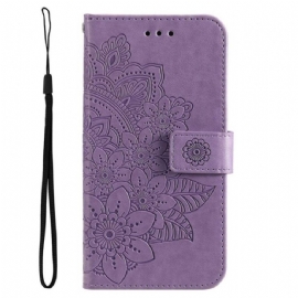 Flipové Pouzdro Na Samsung Galaxy S23 Plus 5G Na Lana Strappy Mandala