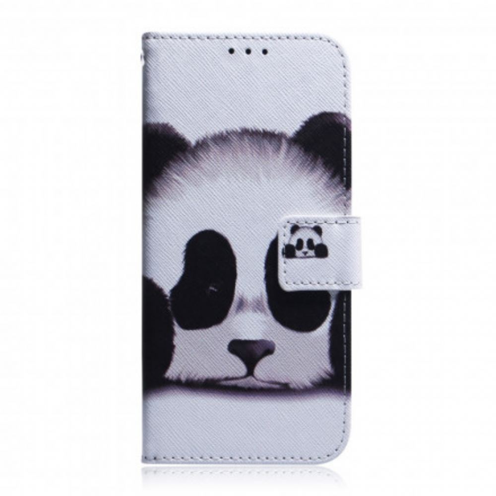 Flipové Pouzdro Na Motorola Edge 20 Pro Panda Tvář