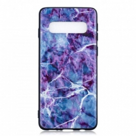 Kryt Na Samsung Galaxy S10 Plus Fialový Mramor