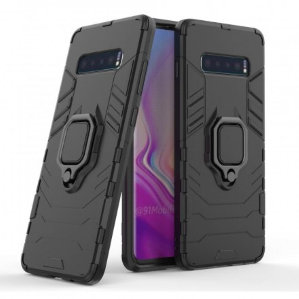 Kryt Na Samsung Galaxy S10 Plus Odolný Vůči Prstenu