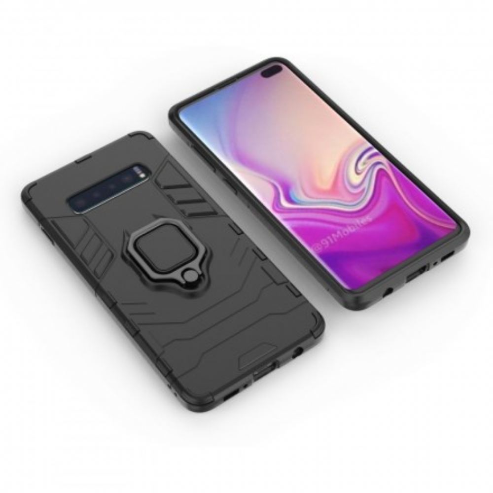 Kryt Na Samsung Galaxy S10 Plus Odolný Vůči Prstenu