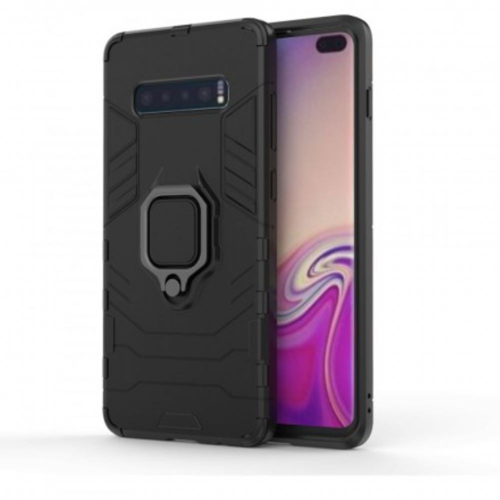 Kryt Na Samsung Galaxy S10 Plus Odolný Vůči Prstenu