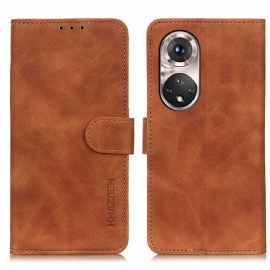 Flipové Pouzdro Na Honor 50 Pro Pro Vintage Leather Effect Khazneh