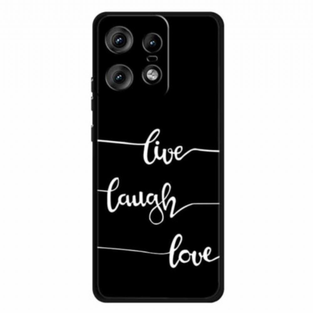 Kryt Motorola Edge 50 Pro Live Laugh Love