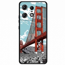 Kryt Motorola Edge 50 Pro Most Golden Gate