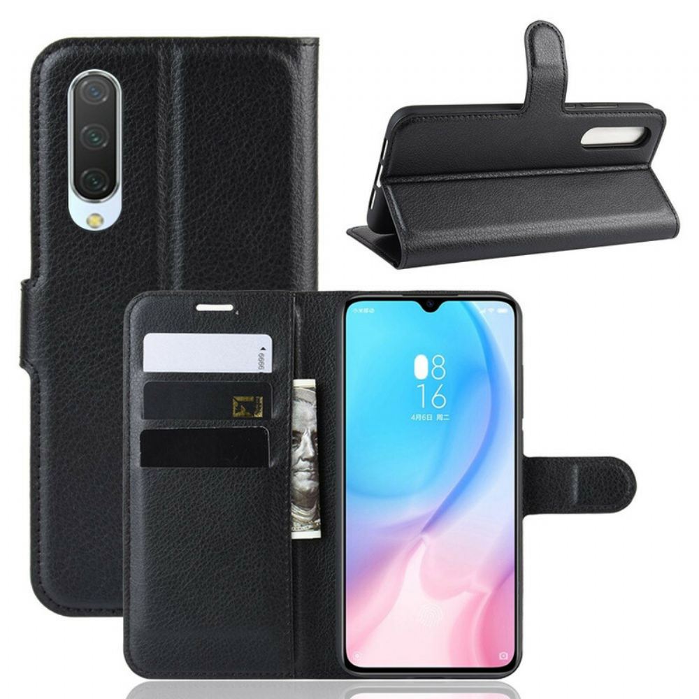 Kožené Pouzdro Na Xiaomi Mi 9 Lite Klasická Umělá Kůže Z Liči