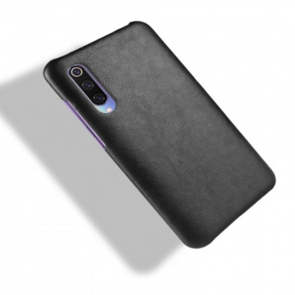 Kryt Na Xiaomi Mi 9 Kožený Efekt Litchi