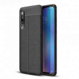 Kryty Na Mobil Na Xiaomi Mi 9 Efekt Kůže Litchi S Dvojitou Linií