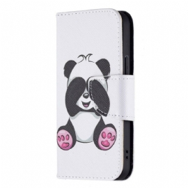 Flipové Pouzdro Na iPhone 13 Mini Panda Zábava