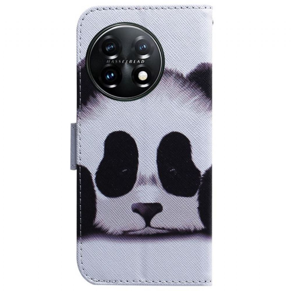 Kožené Pouzdro Na OnePlus 11 5G Panda