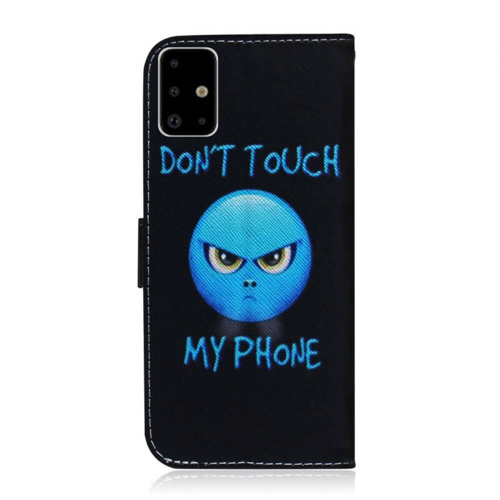 Flipové Pouzdro Na Samsung Galaxy A71 Emoji Telefon