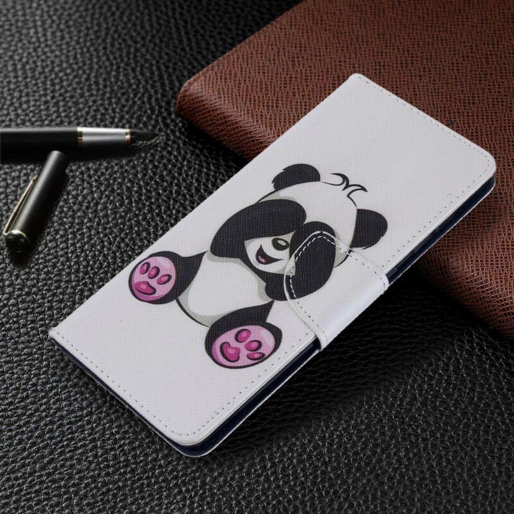 Flipové Pouzdro Na Samsung Galaxy A71 Panda Zábava