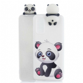 Kryt Na Samsung Galaxy A71 Roztomilá 3d Panda