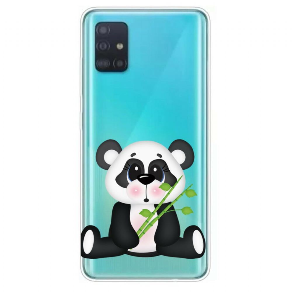 Kryt Na Samsung Galaxy A71 Transparentní Smutná Panda