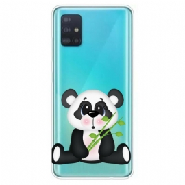 Kryt Na Samsung Galaxy A71 Transparentní Smutná Panda